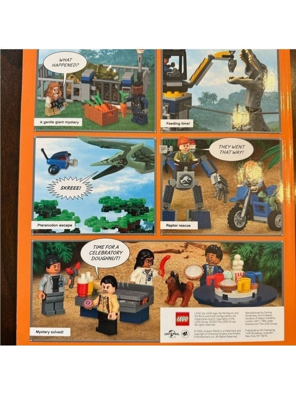 Lego Jurassic World Build Your Own Adventure 2020 Book. - Picture 2 of 3